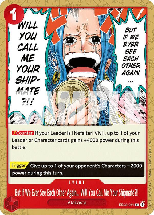 But If We Ever See Each Other Again... Will You Call Me Your Shipmate?!! [Extra Booster: One Piece Heroines Edition] - for just $0.10! 