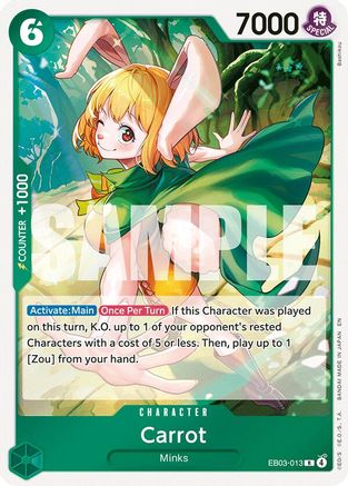 Carrot (EB03-013) - Extra Booster: One Piece Heroines Edition Foil - for just $0.13! 