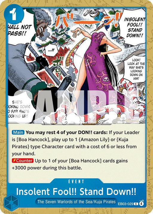 Insolent Fool!! Stand Down!! [Extra Booster: One Piece Heroines Edition] - for just $0.10! 