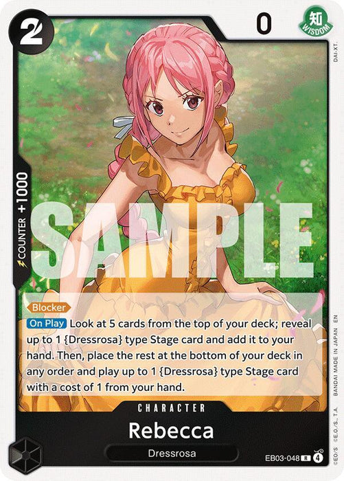 Rebecca [Extra Booster: One Piece Heroines Edition] - for just $0.10! 