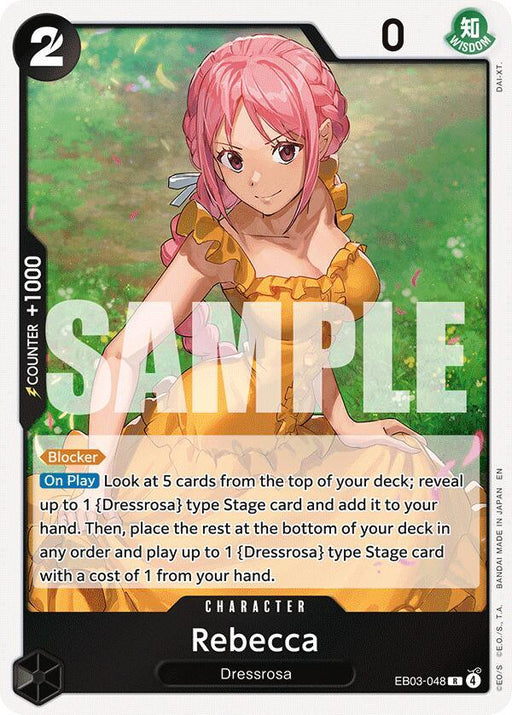 Rebecca [Extra Booster: One Piece Heroines Edition] - for just $0.10! 