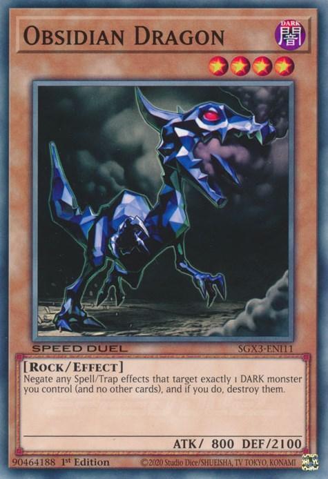 Obsidian Dragon [SGX3-ENI11] Common - for just $0.10! 