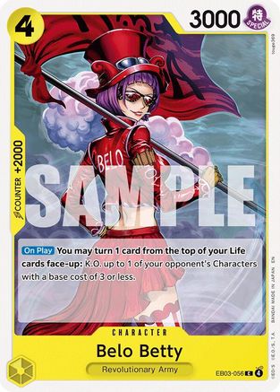 Belo Betty (EB03-056) - Extra Booster: One Piece Heroines Edition - for just $0.05! 