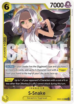 S-Snake (EB03-059) - Extra Booster: One Piece Heroines Edition Foil - for just $0.15! 