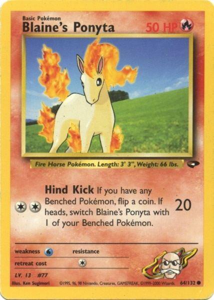 Blaine's Ponyta (64/132) [Gym Challenge Unlimited] - for just $0.45! 