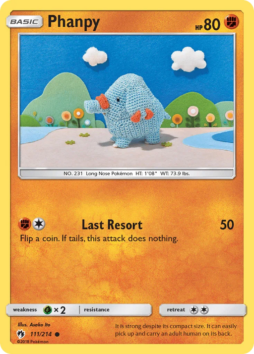 Phanpy (111/214) [Sun & Moon: Lost Thunder] - for just $1.40! 