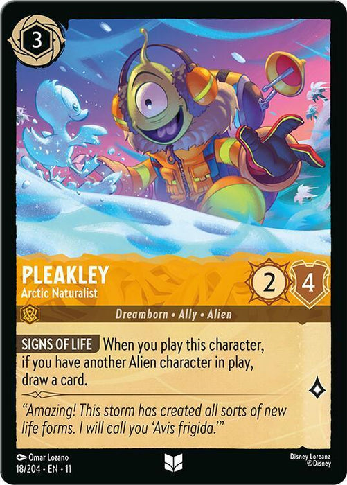 Pleakley - Arctic Naturalist (18/204) [Winterspell] - for just $0.10! 