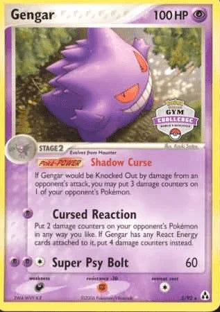 Gengar (5/92) (Gym Challenge) [EX: Legend Maker] - for just $96.80! 