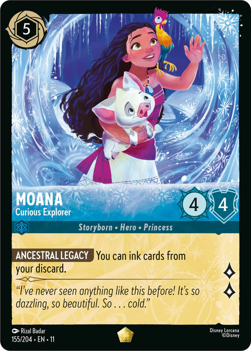 Moana - Curious Explorer (155/204) [Winterspell] - for just $4.70! 