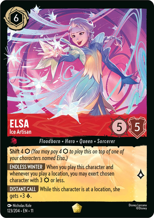 Elsa - Ice Artisan (123/204) [Winterspell] - for just $1.65! 
