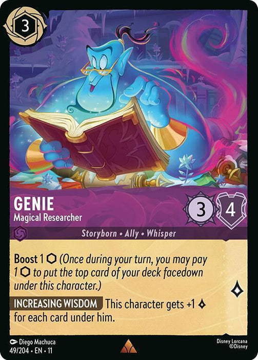 Genie - Magical Researcher (49/204) [Winterspell] - for just $0.20! 
