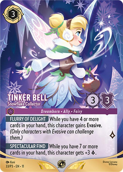 Tinker Bell - Snowflake Collector (Store Championship Participant) (33) [Promo Cards] - for just $1.05! 