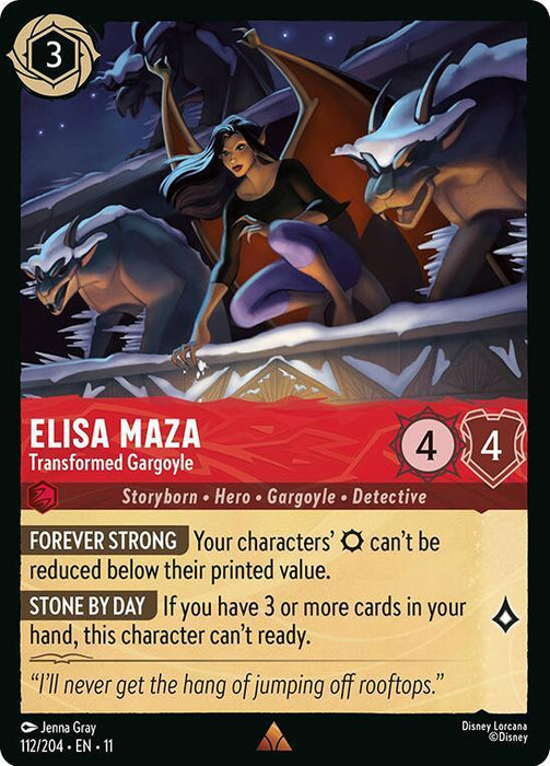 Elisa Maza - Transformed Gargoyle (112/204) [Winterspell] - for just $0.10! 