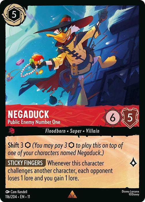 Negaduck - Public Enemy Number One (116/204) [Winterspell] - for just $0.10! 