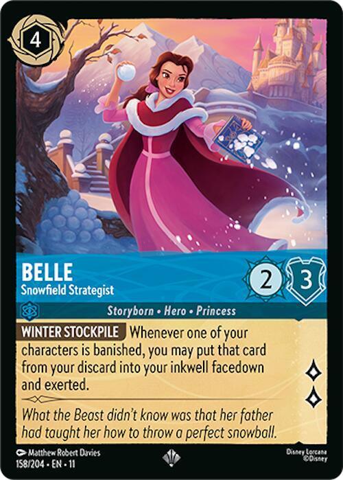 Belle - Snowfield Strategist (158/204) [Winterspell] - for just $0.30! 