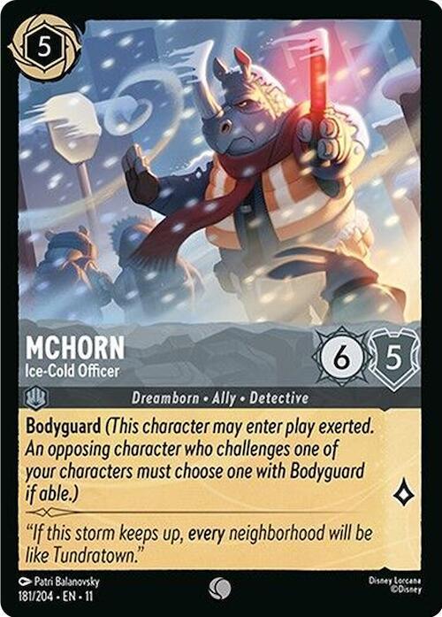 McHorn - Ice-Cold Officer (181/204) [Winterspell] - for just $0.10! 