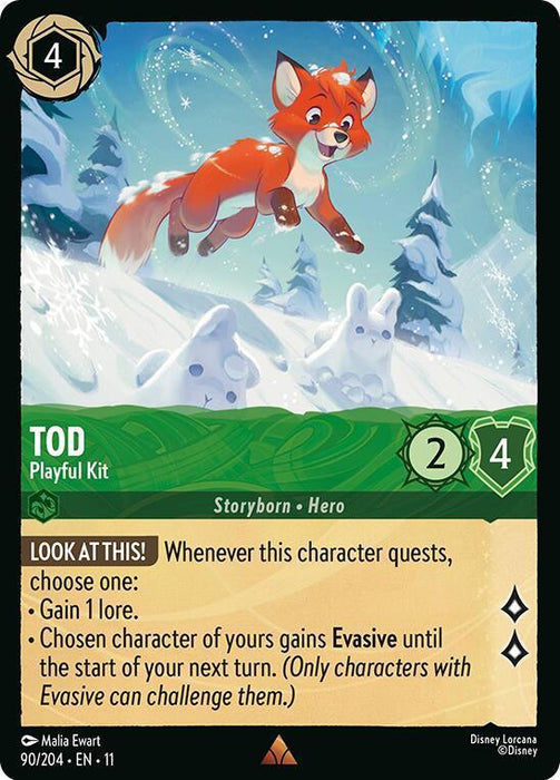 Tod - Playful Kit (90/204) [Winterspell] - for just $0.10! 