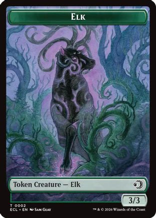 Elk // Emblem - Oko, Shadowmoor Scion Double-Sided Token (ECL-2 // 12) - Lorwyn Eclipsed Foil - for just $0.28! 