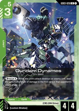 Gundam Dynames (GD03-026) - Steel Requiem - for just $0.06! 