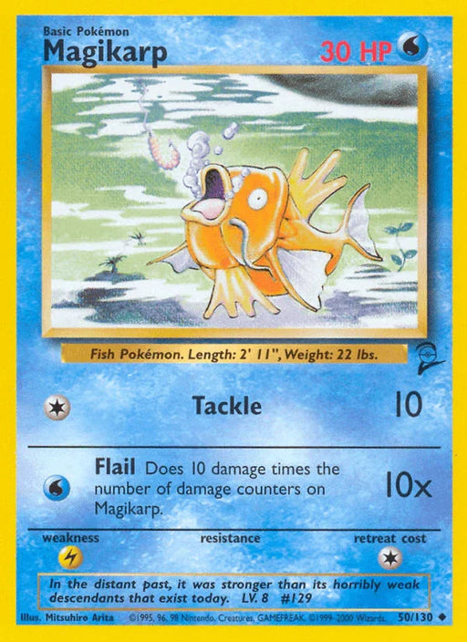 Magikarp (50/130) [Base Set 2] - for just $0.95! 