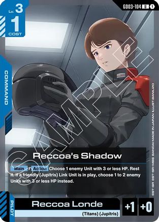 Reccoa's Shadow (GD03-104) - Steel Requiem - for just $0.02! 