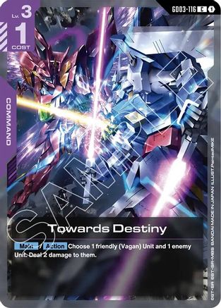 Towards Destiny (GD03-116) - Steel Requiem - for just $0.03! 