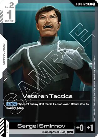 Veteran Tactics (GD03-122) - Steel Requiem - for just $0.04! 