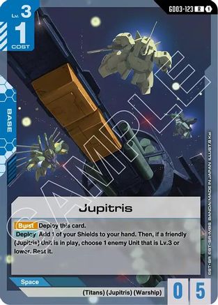 Jupitris (GD03-123) - Steel Requiem Holofoil - for just $0.07! 