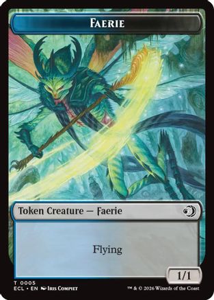 Faerie // Goblin Double-Sided Token (ECL-5 // 6) - Lorwyn Eclipsed - for just $0.10! 