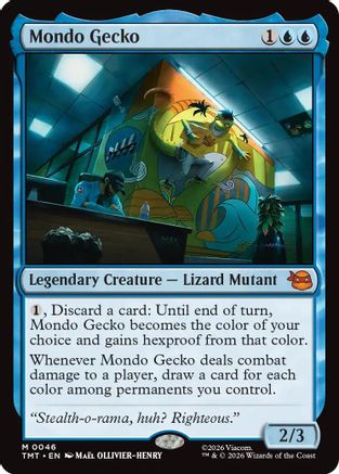Mondo Gecko (TMT-046) - Teenage Mutant Ninja Turtles - for just $0.18! 