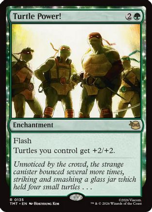 Turtle Power! (TMT-135) - Teenage Mutant Ninja Turtles Foil - for just $0.13! 