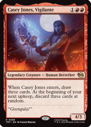 Casey Jones, Vigilante (TMT-088) - Teenage Mutant Ninja Turtles Foil - for just $0.47! 