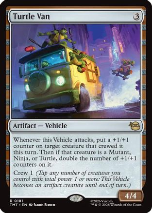 Turtle Van (TMT-181) - Teenage Mutant Ninja Turtles - for just $0.10! 