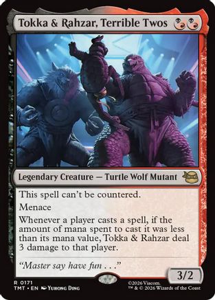 Tokka & Rahzar, Terrible Twos (TMT-171) - Teenage Mutant Ninja Turtles Foil - for just $0.14! 