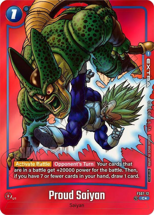 Proud Saiyan (Limited Pack MANGA Version 02) [Fusion World Tournament Cards] - for just $62.70! 
