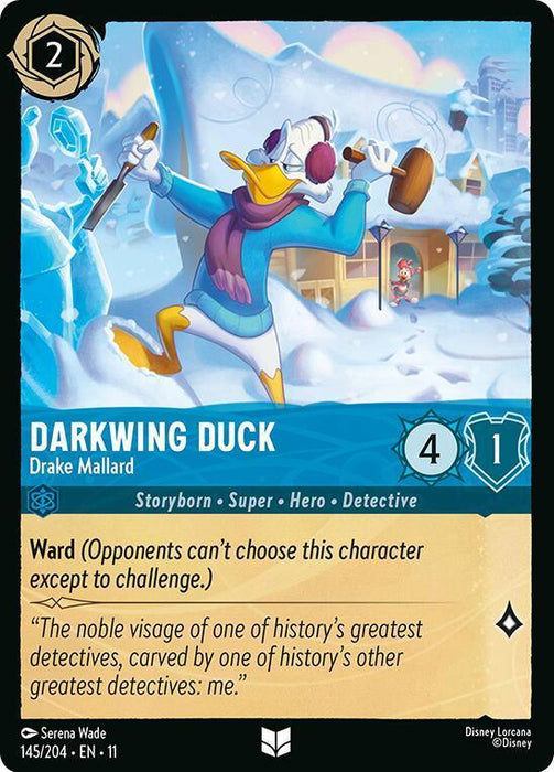 Darkwing Duck - Drake Mallard (145/204) [Winterspell] - for just $0.10! 