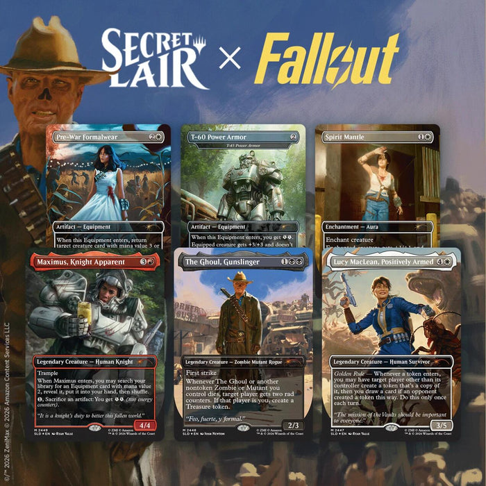 Secret Lair Drop: Secret Lair x Fallout: Beyond Vault 33 - Non-Foil Edition [SLD] - for just $59.99! 