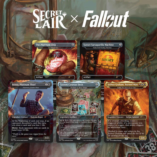 Secret Lair Drop: Secret Lair x Fallout: Welcome to New Vegas - Non-Foil Edition [SLD] - for just $59.99! 