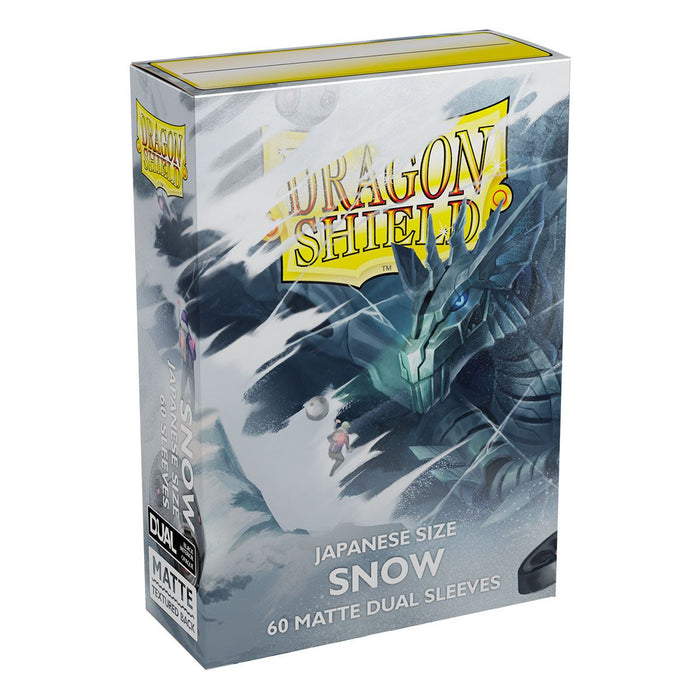 Dragon Shield: Japanese Size 60ct Sleeves - Snow (Dual Matte) - Just $0! Shop now at Retro Gaming of Denver