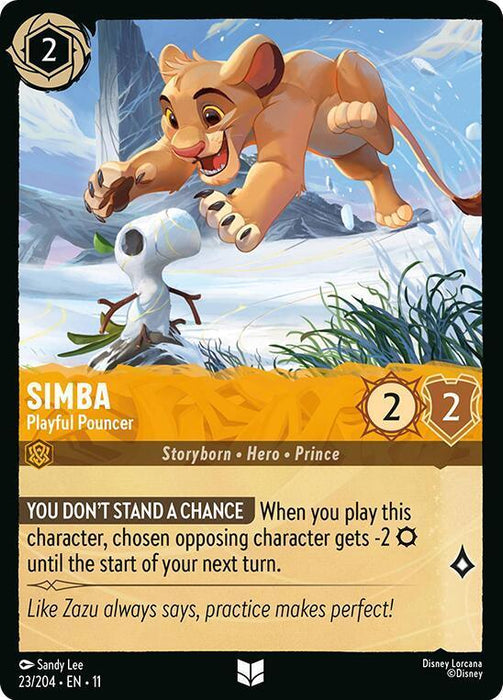 Simba - Playful Pouncer (23/204) [Winterspell] - for just $0.10! 