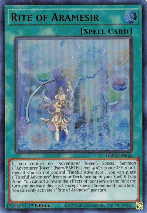 Rite of Aramesir [GRCR-EN025] Ultra Rare - for just $0.60! 
