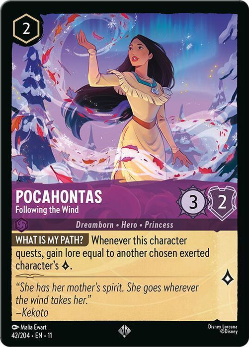 Pocahontas - Following the Wind (42/204) [Winterspell] - for just $0.50! 