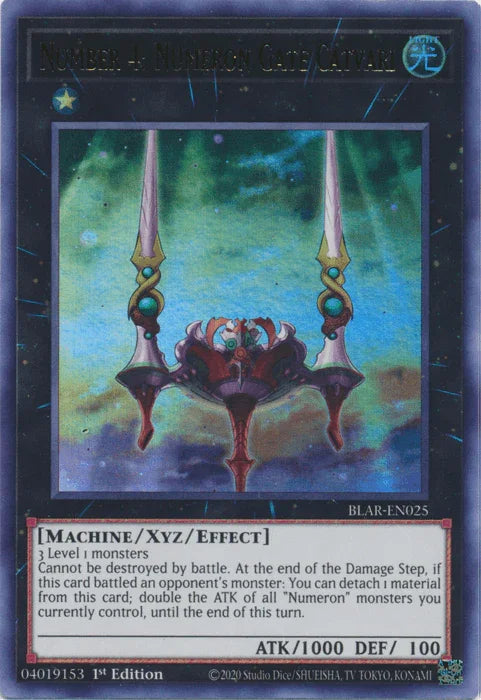 Number 4: Numeron Gate Catvari [BLAR-EN025] Ultra Rare - for just $0.15! 
