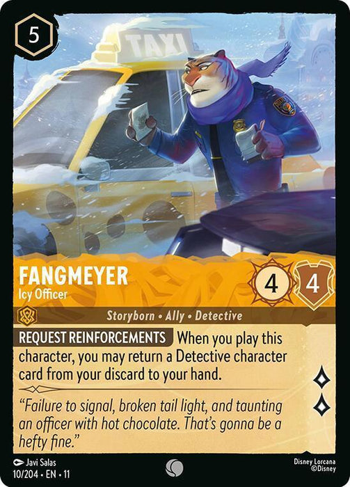 Fangmeyer - Icy Officer (10/204) [Winterspell] - for just $0.10! 