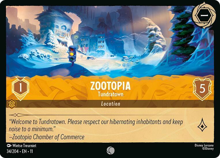 Zootopia - Tundratown (34/204) [Winterspell] - for just $0.10! 