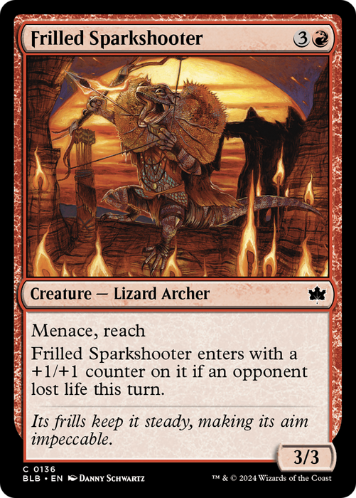 Frilled Sparkshooter (BLB-136) - Bloomburrow - for just $0.03! 