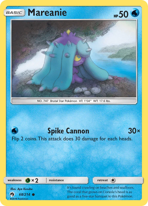 Mareanie (68/214) [Sun & Moon: Lost Thunder] - for just $0.10! 