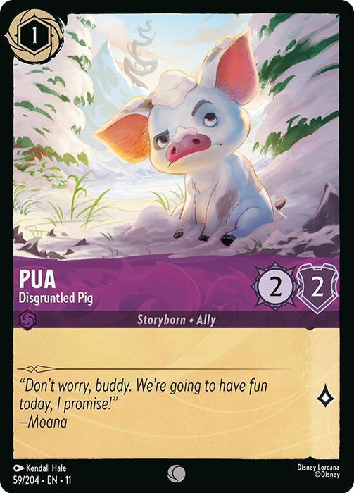Pua - Disgruntled Pig (59/204) [Winterspell] - for just $0.10! 