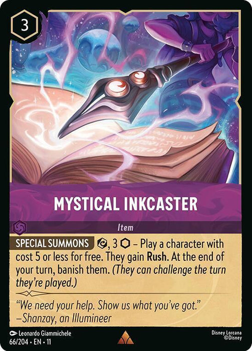 Mystical Inkcaster (66/204) [Winterspell] - for just $0.10! 