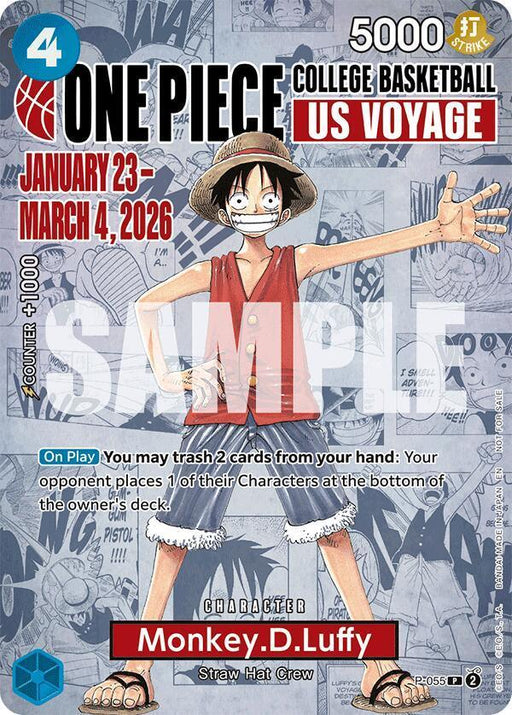 Monkey.D.Luffy (College Basketball US Voyage) [One Piece Promotion Cards] - for just $131.40! 